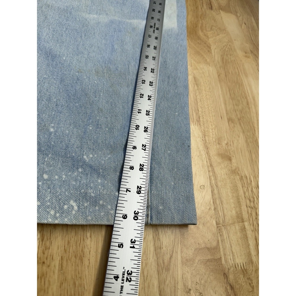 Levis SilverTab LOOSE Vintage Denim Blue Jeans Men's 33x36* Made in USA 90s Punk - Picture 13 of 15